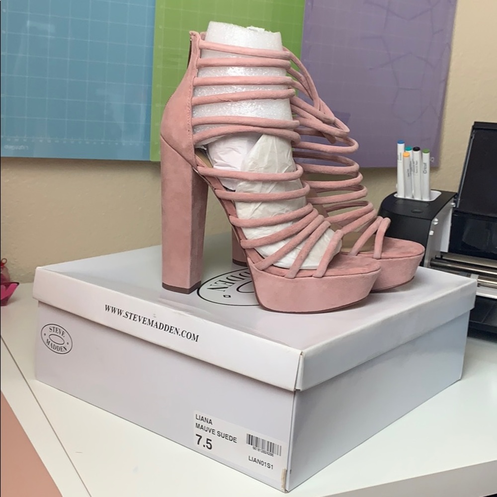 Steve Madden Liana Mauve Suede heels